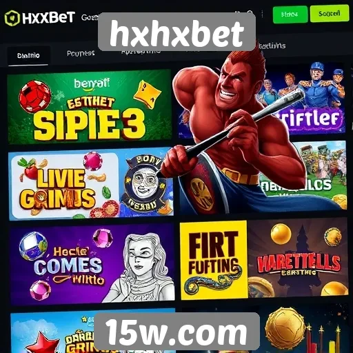 Principais jogos oferecidos pelo hxhxbet